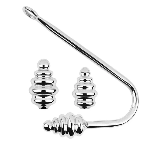 Hook Anal Set Screw-in 8826 Ribbed GreatBenefit 0626